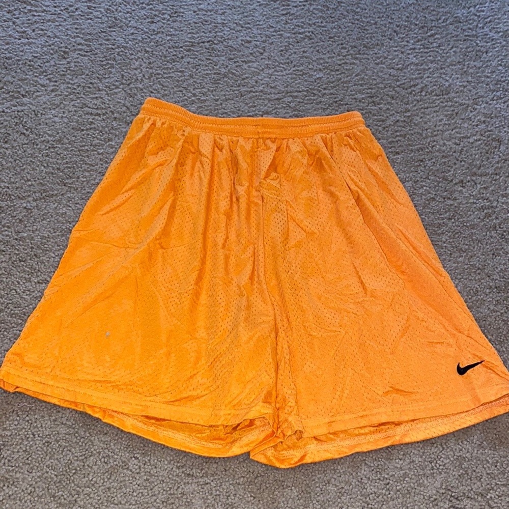 Mes orange athletic shorts
